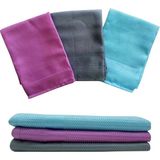 Mikrofiber Bez 50X70 Iz Bırakmaz Yüksek Emicilik Lint-Free 3 Adet Mikrofiber Temizlik Bezi Araba - Standart