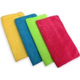 Mikrofiber Bez Temizlik Oto Yıkama Kurulama Bezi Seti 4'lü