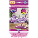 Mikrofiber Dip Köşe Yedek, Pratik ve Temizliğe Uygun Yedek Parça - Bebek Mavisi - Seçenek 1