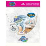 Mikrofiber Mop Otomatik Set Yedek Parça, Temizlik Kolaylığı Için Ideal - Bebek Mavisi - Seçenek 1