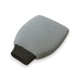 Mikrofiber Oto Araba Yıkama Kurulama Havlusu, El İçi Orta Boy Çift Katlı Araç Kurutma ve Torpido Silme Bezi (Gri)