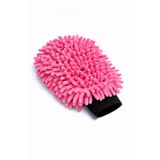 Mikrofiber Oto Araba Yıkama Kurulama Havlusu, Orta Boy Çift Katlı Araç Kurutma ve Torpido Silme Bezi (Pembe)