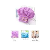 Mikrofiber Saç Kurutma Havlusu Duş Deniz Havuz Kurulama Bonesi Hızlı Saç Kurutan Havlu Bone 1 Adet