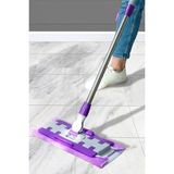 Mikrofiber Sihirli Mop Paspas, Mandallı Başlık ile Bezi Kolayca Takıp Kullanabilirsiniz