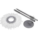 Mikrofiber Teleskopik Mop Seti, Pratik ve Kullanışlı Temizlik Çözümü - Antrasit - Seçenek 1