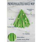 Mikrofiber Yeşil Mop Paspas Yedek Ucu 1 Adet Kaliteli Mikrofiber Parke Mermer Seramik Fayans Paspas Laminant Temizlik