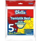 Mikrofiberli Temizlik Bezi 5'li Eko Paket