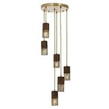 Mikrofon Modern Avize E27 72w 40cm Metal Eskitme Avonni-av-1830-6et Kaplama