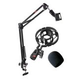 Mikrofon Standı Seti - Shock Mount Ve Sünger İle Birlikte