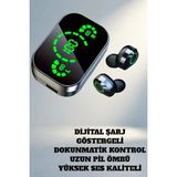 Mikrofonlu Bluetooth Kulaklık Dokunmatik Kontrol 2 Adet