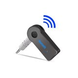 Mikrofonlu Bluetooth Ses Alıcı Araç ve Hoparlör İçin Aux Girişli Kablosuz Dönüştürücü Kiti