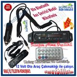 Mikrofonlu Digital Çevir, Bord Çakmaklık Girişli Oto Teyp Dönüştürücü Bluetooth-Aux-Sd Kart-Usb Çevirici Mikrofonlu Digital Board