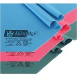 Mikromax Mikrofiber Cam ve Temizlik Bezi Mikrotex 40X50 cm (3 Adet) Mavi Pembe Yeşil - Renkli - Standart