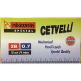 Mikromin 0.7 MM Cetvelli Kalem Ucu 75 MM Kutuda 24 Adet