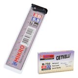 Mikromin 0.9 MM Cetvelli Kalem Ucu 75 MM Kutuda 24 Adet