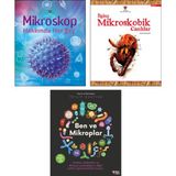 Mikroskop Hakkında Her Şey Tübitak + İlginç Mikroskobik Canlılar (Ian Graham) + Ben ve Mikroplar (Philip Bunting) / 3 Kitap Set