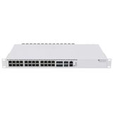 Mikrotik Crs326-4C+20G+2Q+Rm Anahtar Di Rete Gestito Gigabit Ethernet [10/100/1000] Grigio (Mikrotik Crs326 2.5 Gigabit 24 Bağlantı Noktalı Bulut Yönlendirici Anahtar