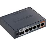 Mikrotik Hex S RB760IGS Yönlendirici 5x Gigabit Ethernet, Sfp, Çift Çekirdekli 880MHZ Cpu