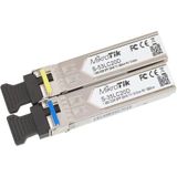 MikroTik S-3553LC20D 1.25G WDM 20 km SFP Seti 1310/1550 nm Single LC