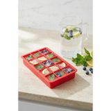 mikudesign 15 Hazneli Silikon Buz Kalıbı & Çok Amaçlı Buzluk Ve Dondurucu Organizeri 12x19 cm
