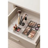 mikudesign 3 Parça Şeffaf Çekmece İçi Makyaj Ve Takı Organizer Seti & Modüler Bölmeli Düzenleyici