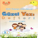 mikudesign 3.Sınıf Dik Temel Harflerle Güzel Yazı Defteri Kıluz Çizgili 653619