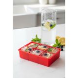 mikudesign 6 Hazneli Silikon Buz Kalıbı & Çok Amaçlı Buzluk Ve Dondurucu Organizeri 11x16 cm