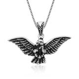 mikudesign 925 Ayar Gümüş Kartal Erkek Gümüş Kolye MKTB-PT2610663