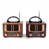 mikudesign Ahşap Kare Küçük Nostaljik Radyo 24242452188