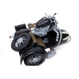 mikudesign Dekoratif Metal Motosiklet Sepetli MKTB-Knm-C1374