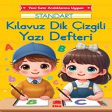 mikudesign Dik Temel Harflerle Standart Renkli Kareli Yazı Defteri 594370