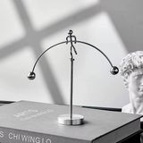 mikudesign Halterci Şeklinde Newton Balans Denge Topları han-24 MKTB-Brlk-97