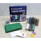 mikudesign Metal Kutulu 400 Chip Ve 2 Adet İskambil Kağit Setine Sahip Poker Oyunu MKTB-Esk-ALK3538