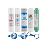Mil Açık Kasa Su Arıtma Cihazı Için 5li Alkali Filtresi Membransız () AK-5-ALK