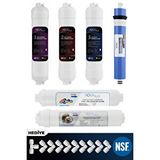 Mil Kapalı Kasa Su Arıtma Cihazı 14lü Filtresi Standart Membranlı Set (kk-14-set-s)