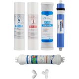 Mil Su Açık Kasa Su Arıtma Cihazı 5'li Filtresi Standart Membran Set