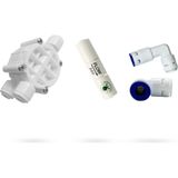 Mil Su Su Arıtma Cihazı Için Membran Yenileme Seti (Quick Check Valve-Shut Off-Flow)