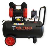 Mil-Tech 50 Lt Sessiz Yağsız Hava Kompresörü
