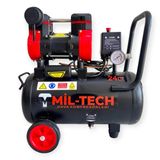 MİL-TECH ULTRA 24 LİTRE SESSİZ VE YAĞSIZ HAVA KOMPRESÖRÜ .