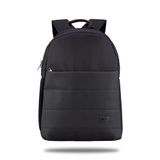 Mila BP-TX100 Serisi 15,6 inch, Su Geçirmez Kumaş ve Su Geçirmez fermuar Notebook, Laptop, Macbook Sırt Çantası -Siyah