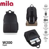 Mila Classone 15,6 Inch W200- Mila Serisi Macbook, Laptop , Notebook Sırt Çantası - Siyah