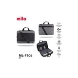 Mila Classone ML-F104 13,14,15.6" Mila Laptop Çantası,Lenovo,Hp,Asus,Macbook,Mac Air Uyumlu - Siyah