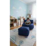 Mila Kids Puff Koltuk & Oyun Koltuğu & Çocuk Koltuğu - Mavi