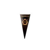 Mila Kurabiyka Mevlüt Şekeri Külahı Lokum ve Şeker Kutusu Siyah Altın Yaldızlı İsimli Cenaze Sünnet (6*15 cm) 25Ad.
