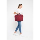 Mıla ML-T205 15.6"su Geçirmez Kumaş , Su Geçirmez Fermuar Laptop ,notebook Çantası-Bordo