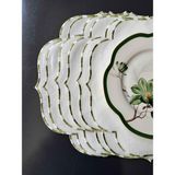 Mila Supla & Peçete Oymalı Yeşil 6'lı - 37 x 37 cm - Renkli