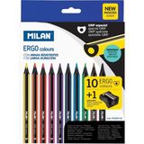 Milan 07229110 Ergo Grip 10'lu Kuru Boya Kalemi