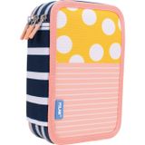 Mılan 081364Sm2 Swıms 2 Yuzucu Sarı-Pembe 3 Ceplı Setlı Kalem Cantası