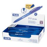 Milan 176540125 Dry-Gel P07 Mavi 25 Adet Jel Kalem