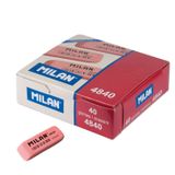 Milan 40 silgi kutusu, ekmek kırıntısı, esnek, okul yazısı, 4840